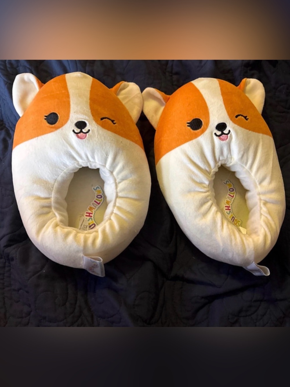 Squishmallows Puppy Kids Slippers - Cozy Animal Design